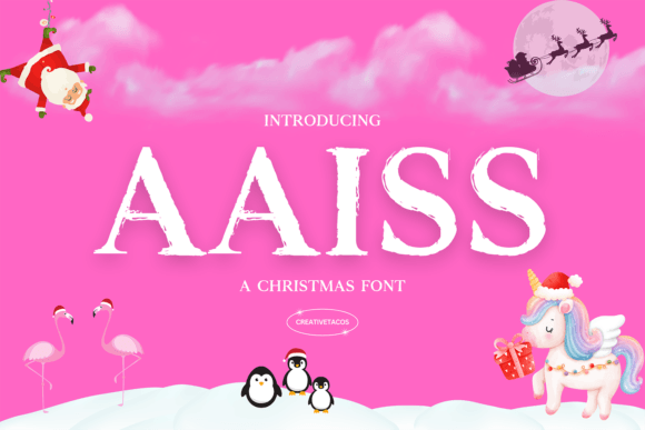 Aaiss Christmas Font Review for Festive Branding
