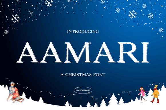 Aamari Font: A Festive Touch for Handmade Creations