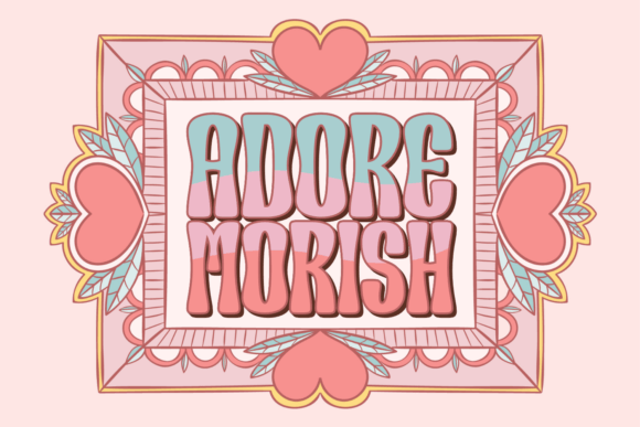 Adora Morish: A Retro Display Font for Editorial Design