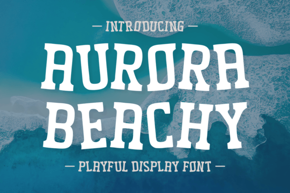 Aurora Beachy: A Playful Display Font for Web Design