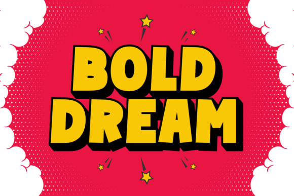 Bold Dream Font for Web Design