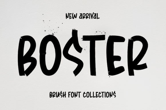 Boster: A Handwritten Display Font for Creative Marketers