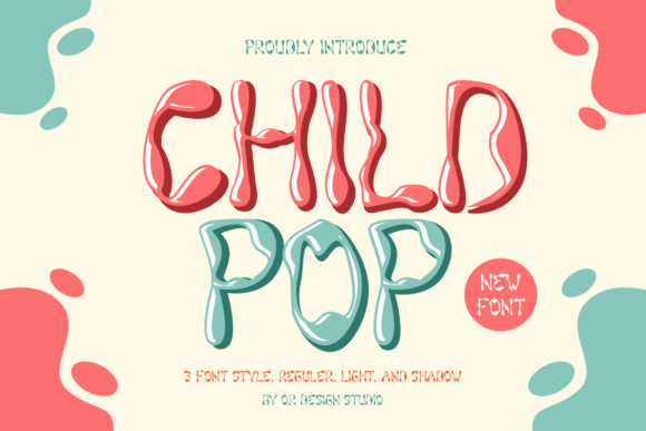 Child Pop: A Playful Display Font for Editorial Design