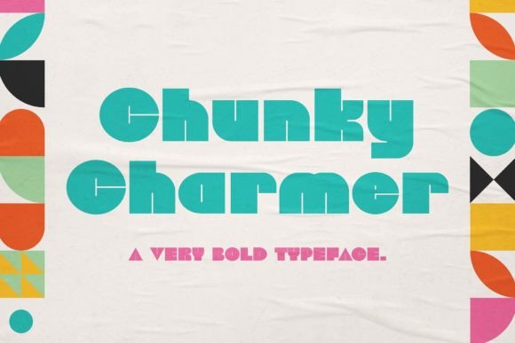 Chunky Charmer: A Bold Font for Brand Impact