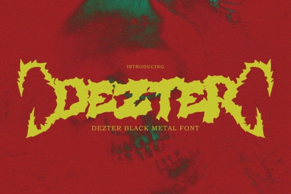Dezter Font for Handmade and Craft Projects