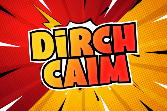 Dirch Calm: A Joyful Display Font for Editorial Design