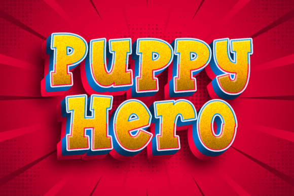 Discover the Bold Charm of Puppy Hero Font