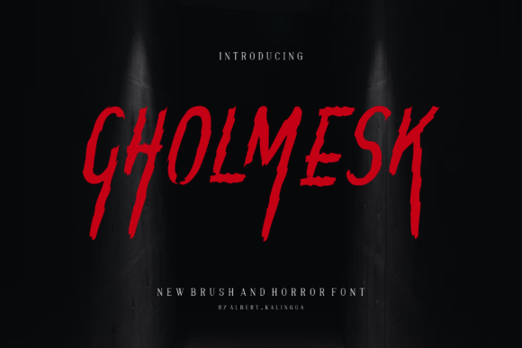Gholmesk: A Bold Display Font for Modern Branding