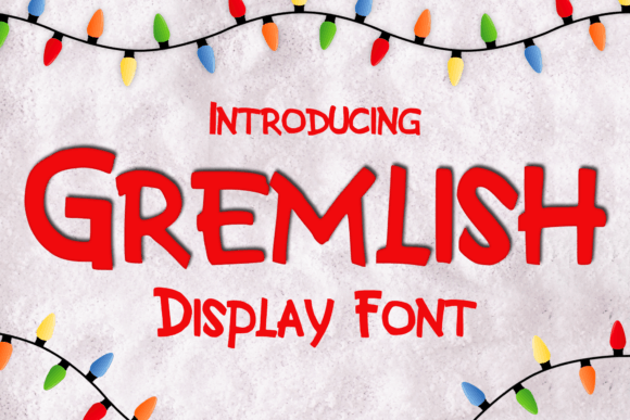 Gremlish: A Playful Font for Branding Projects