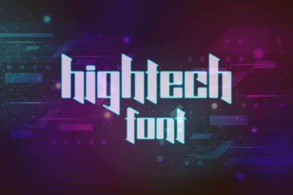 Hightech Font for Business Branding