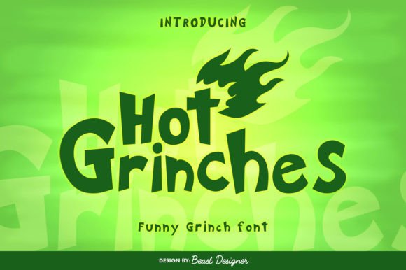 Hot Grinches Font for Web Design
