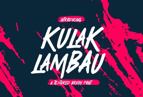 Kulak Lambau: A Playful Font for Handmade Creations
