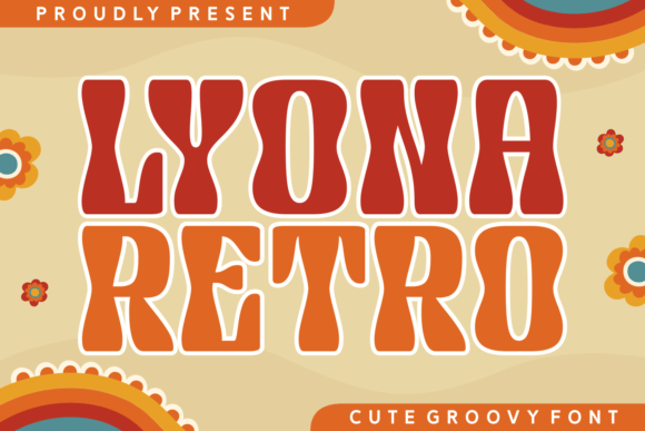 Lyona Retro Font for Handmade and Commercial Projects