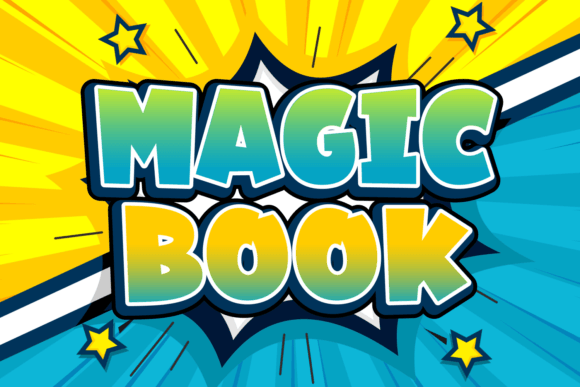 Magic Book Font for Eye-Catching Brand Content