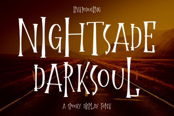 Nightsade Darksoul Font for Handmade Creations