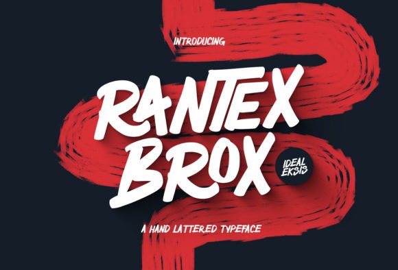 Rantex Brox: A Brush Font for Editorial Elegance