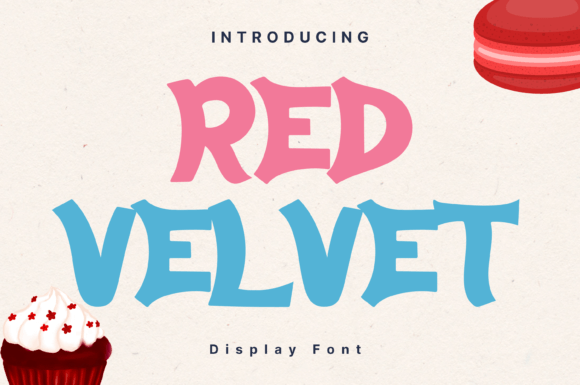 Red Velvet: A Display Font with Subtle Power