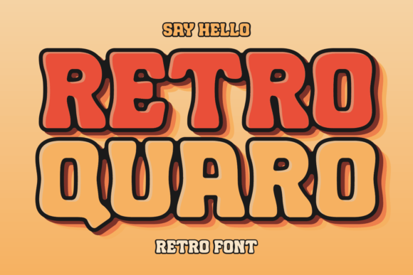 Retro Quaro Font Review: A Nostalgic Display Typeface for Creative Projects