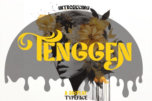 Tenggen: A Bold Display Font for Digital Branding