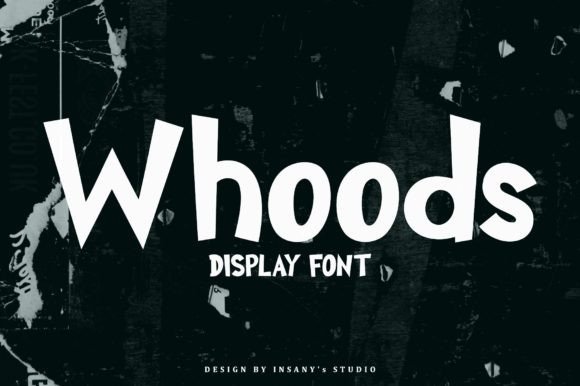 Whoods: A Vibrant Display Font for Editorial Design