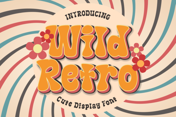 Wild Retro: A Playful Display Font for Editorial Design